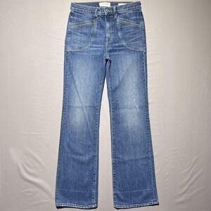 Nili Lotan Francois Jeans Womens 28 Blue Denim Classic Wash Made in USA